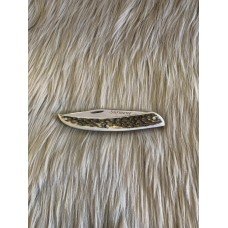 Büyük Sivri Geyik Boynuzu Parlak Çakı