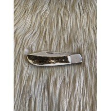 Krom Seperli Orta Avcı Geyik Boynuzu Parlak Çakı